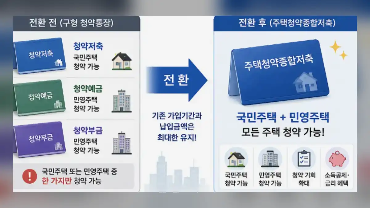 주택청약종합저축 25만원, 달라진 기준