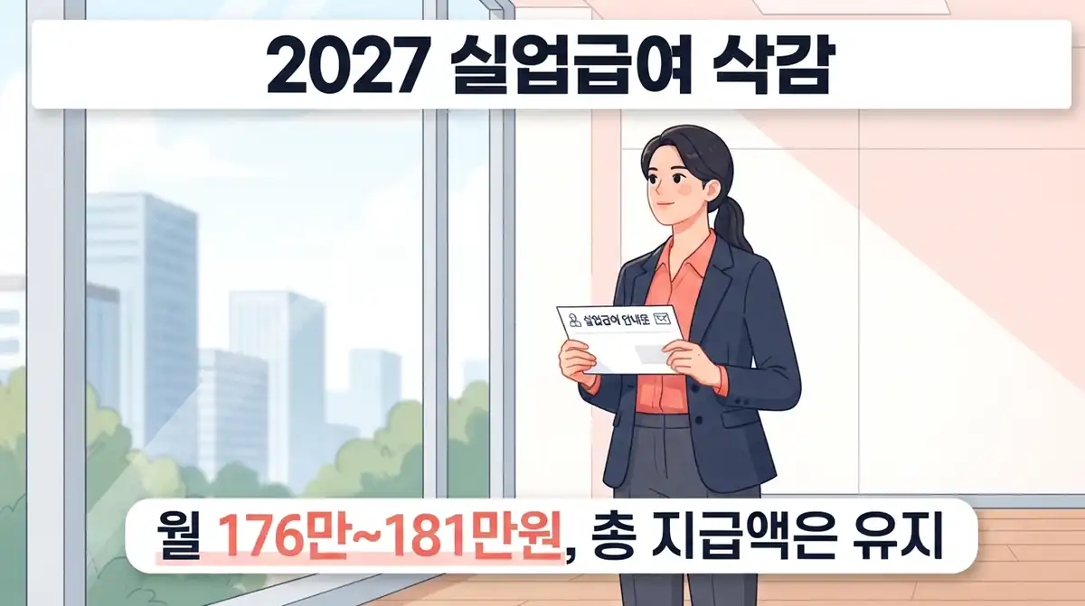 2027 실업급여 삭감, 무엇이 줄고 무엇이 유지되나