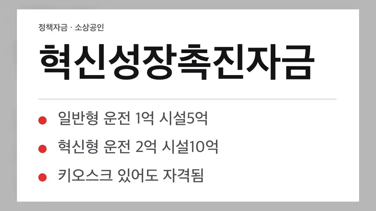 혁신성장촉진자금, 사례 배경 — 청년 대표의 치킨집