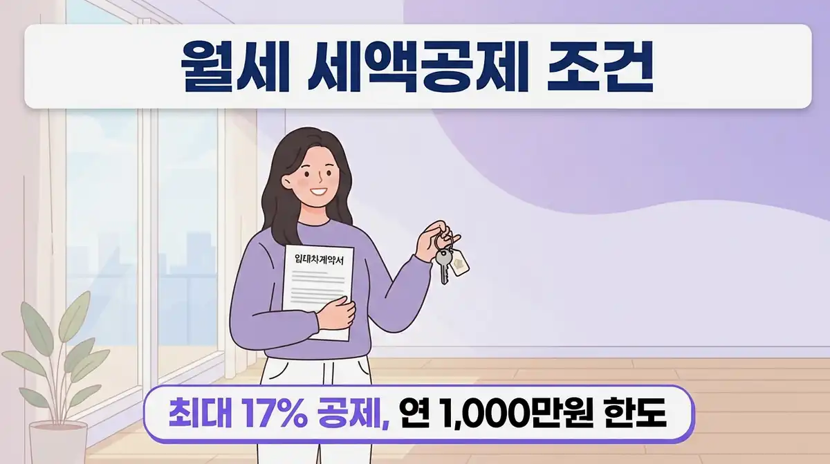 월세 세액공제 조건 빠른 자격 판정표